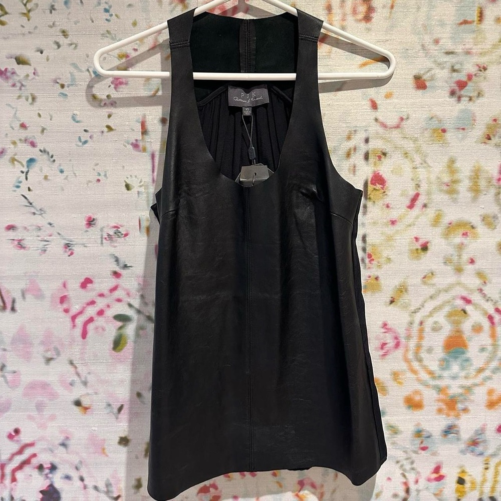 Leather Tank Top